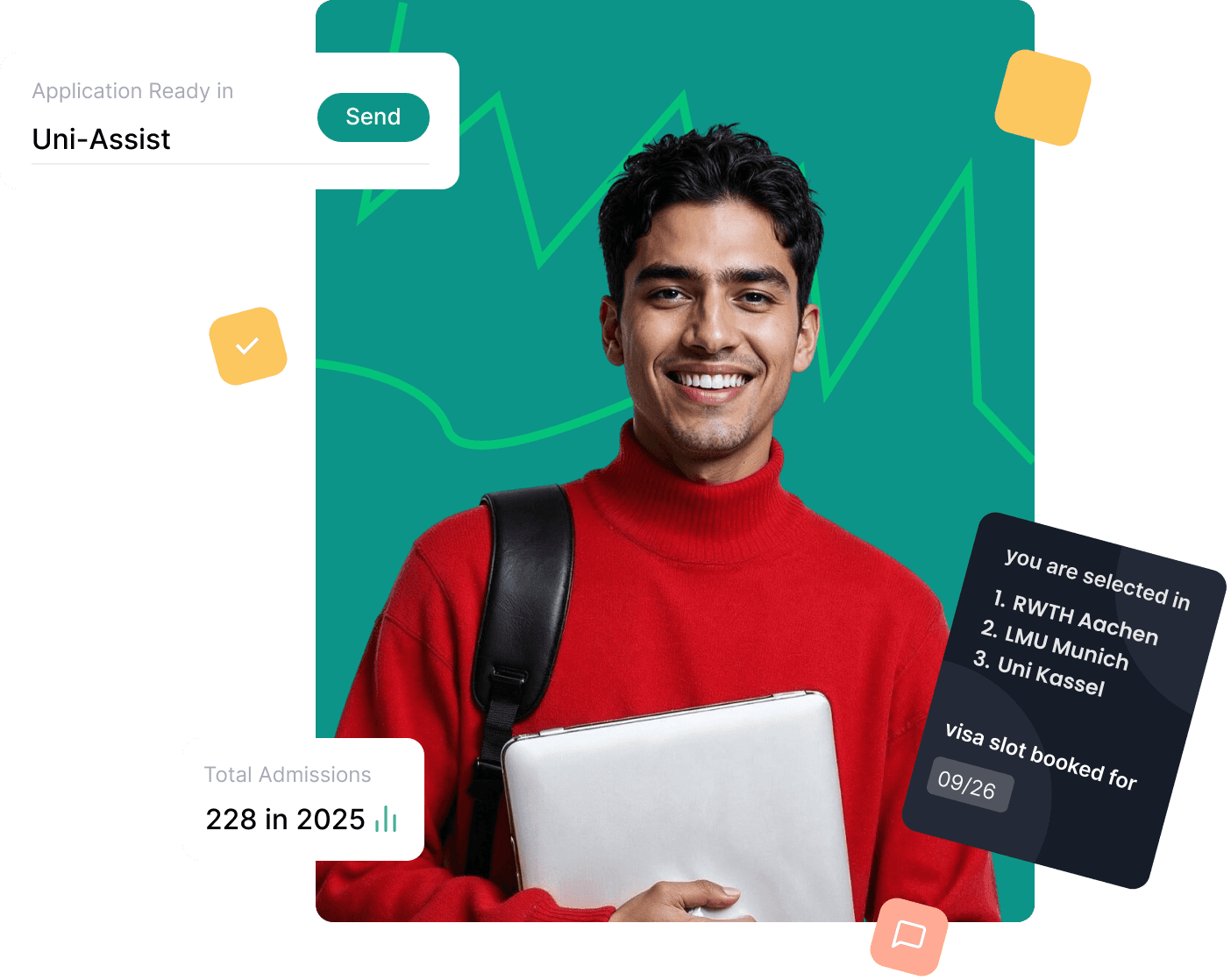 Students applying to German universities with StudDE